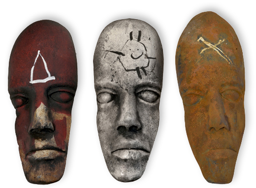 Artist: Andrew Bell Sculpture: faceplate series 6